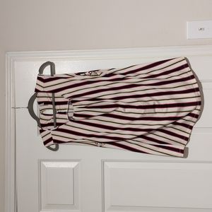 DNA Couture 3x striped blouse